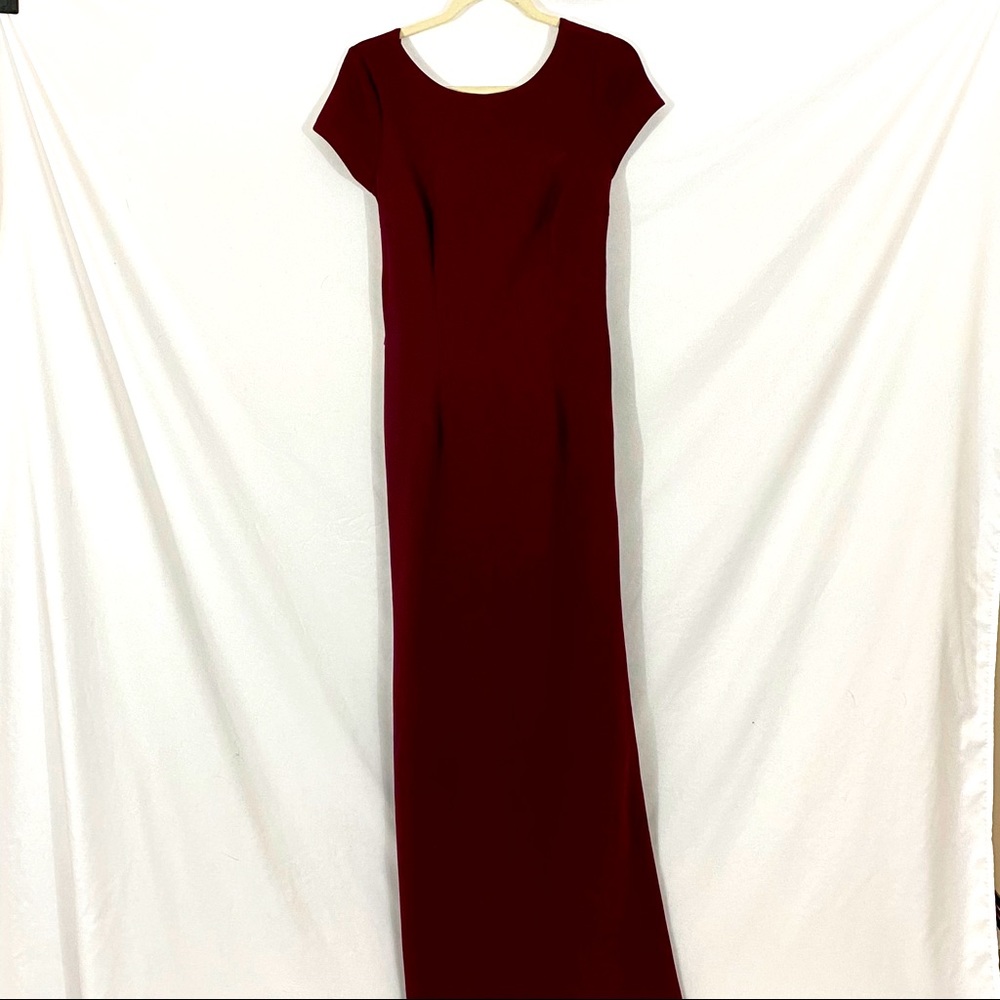 Endless Love Burgundy Backless Maxi Dress - Picture 5 of 10